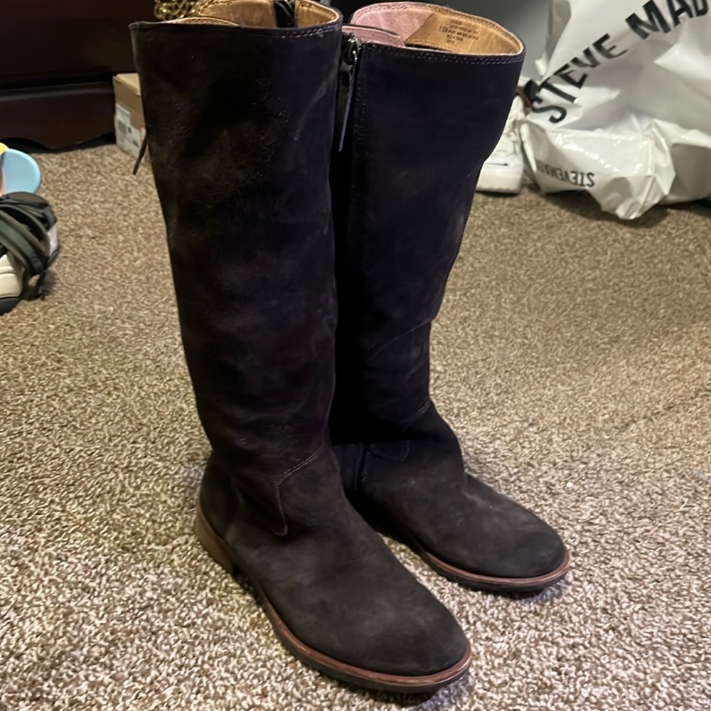 Brown Suede Boots